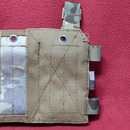 NOS HRT Triple Mag w Internal Retention Stiffener Dangler Pouch Placard Multicam OCP (28o-APR8)