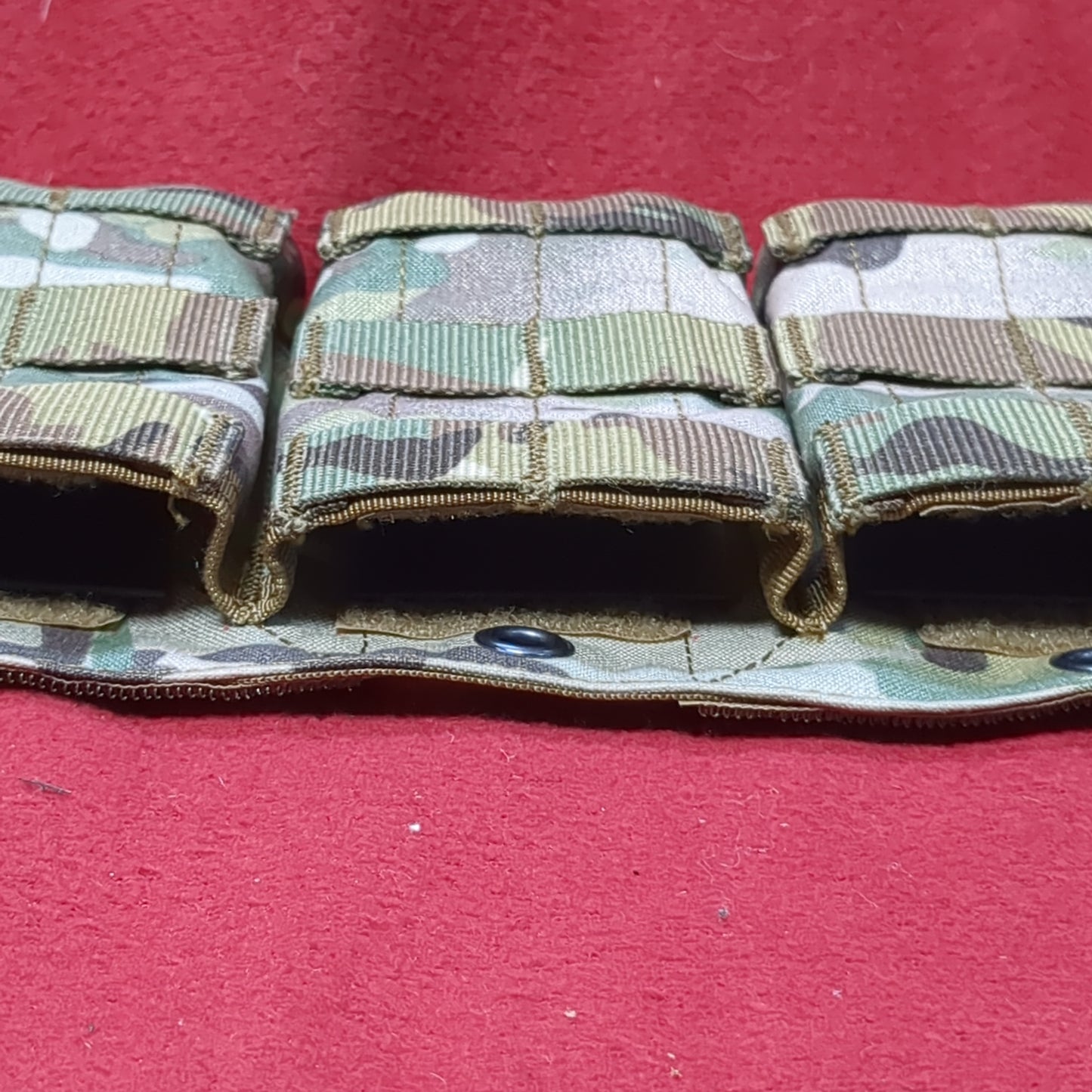 NOS HRT Triple Mag w Internal Retention Stiffener Dangler Pouch Placard Multicam OCP (28o-APR8)