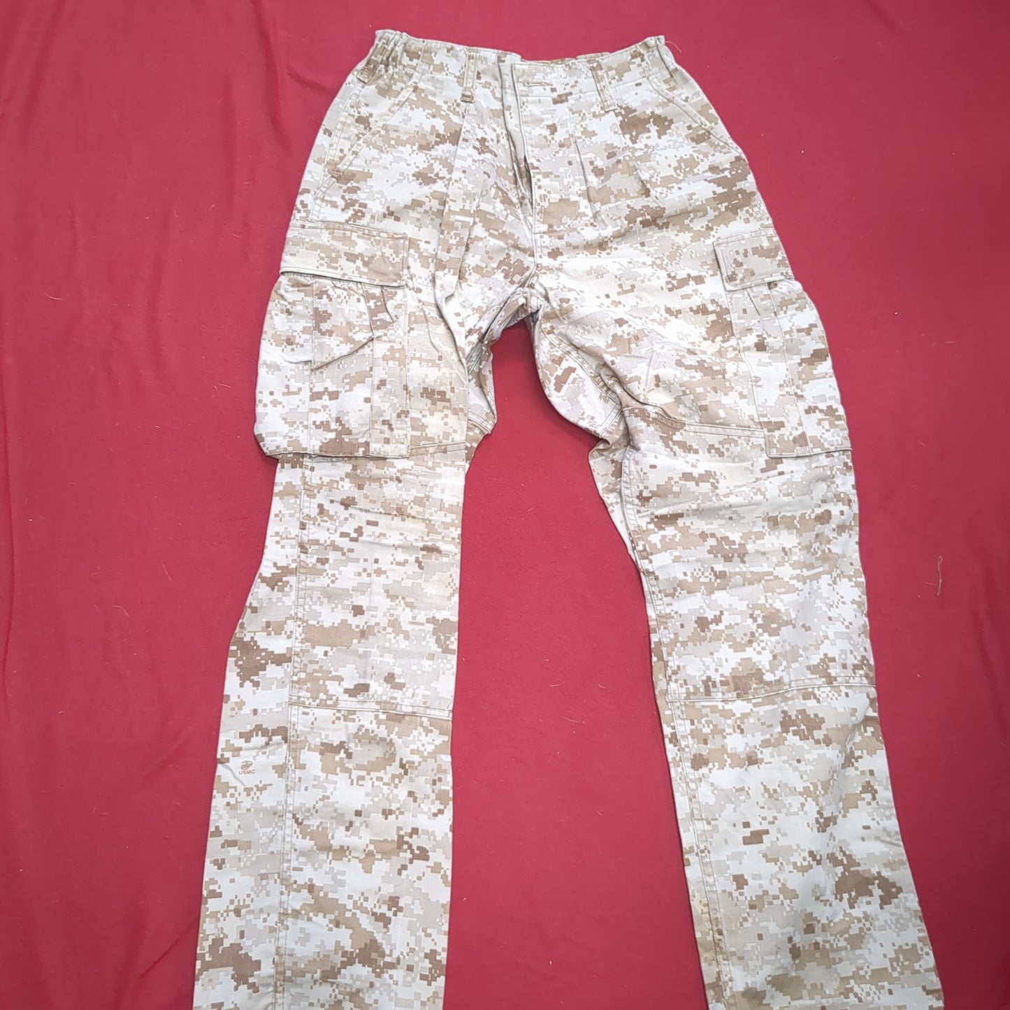 USMC Marine Corps Small Regular COMBAT SHIRT & PANTS Desert Marpat Camo (15s- (ab06-APR45)