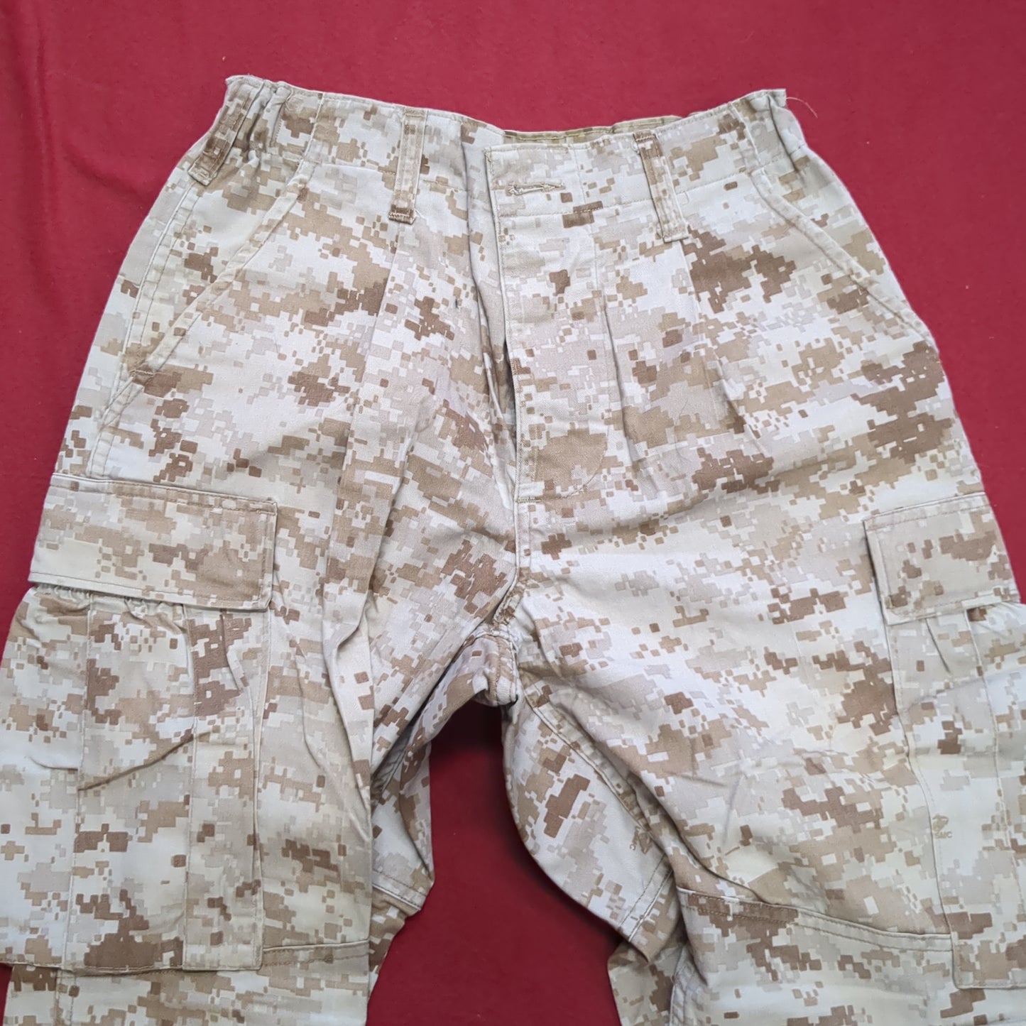 USMC Marine Corps Small Regular COMBAT SHIRT & PANTS Desert Marpat Camo (15s- (ab06-APR45)