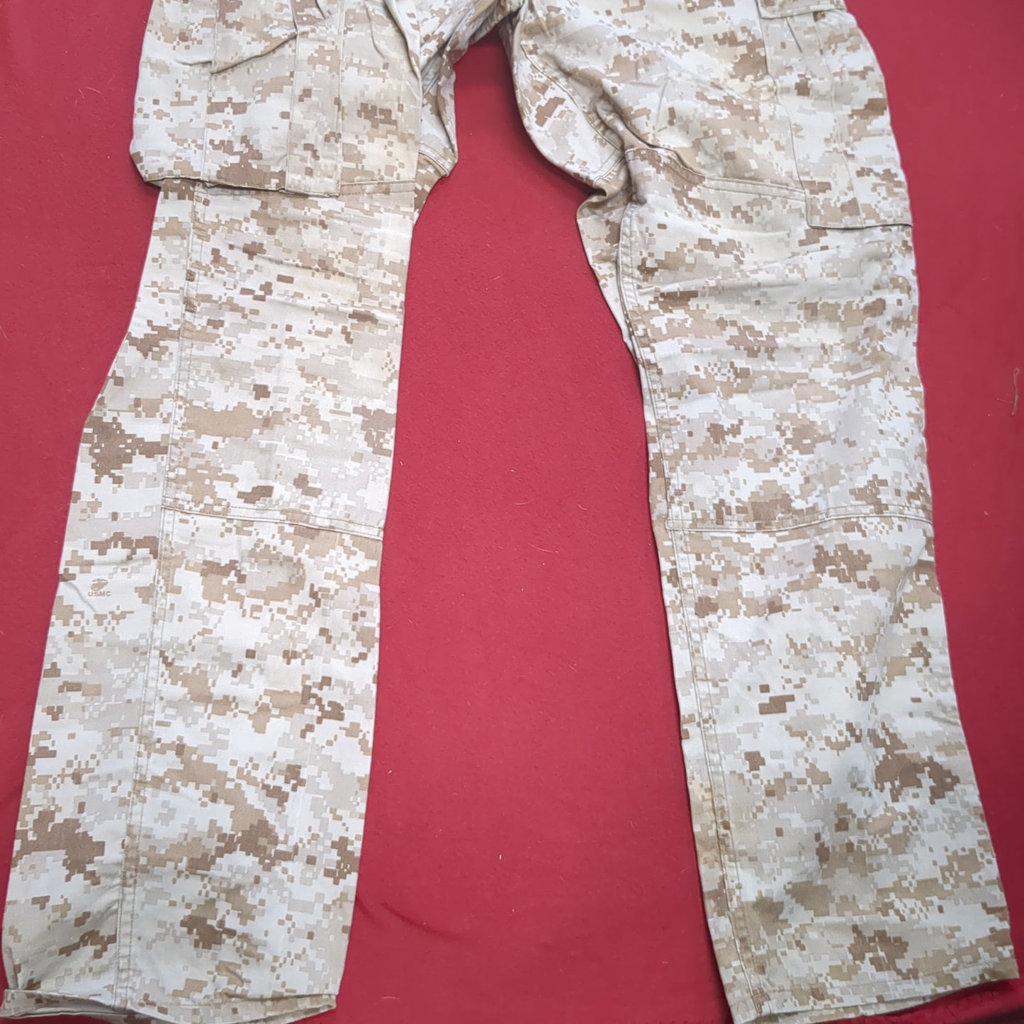 USMC Marine Corps Small Regular COMBAT SHIRT & PANTS Desert Marpat Camo (15s- (ab06-APR45)