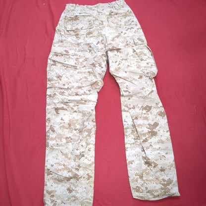 USMC Marine Corps Small Regular COMBAT SHIRT & PANTS Desert Marpat Camo (15s- (ab06-APR45)