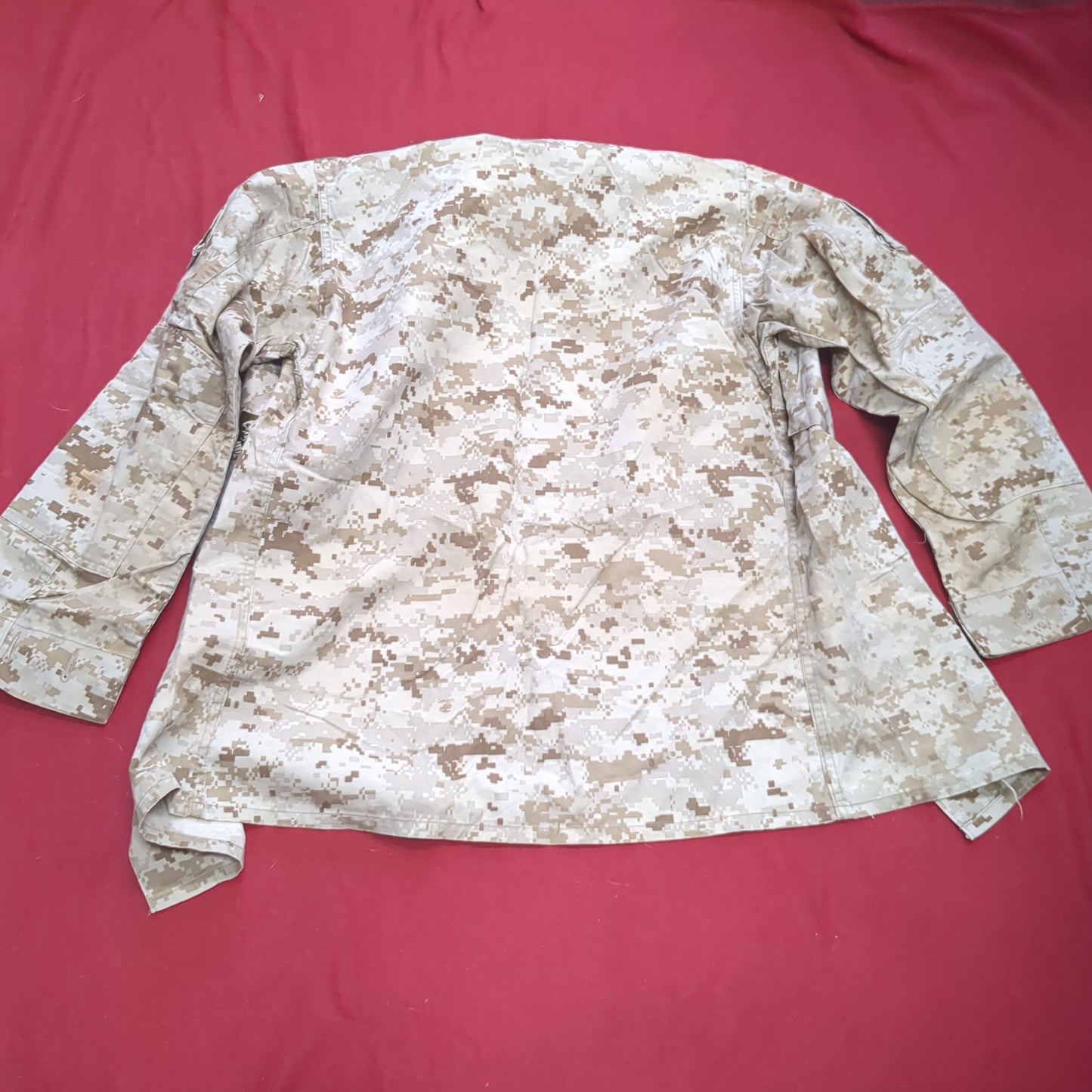 USMC Marine Corps Small Regular COMBAT SHIRT & PANTS Desert Marpat Camo (15s- (ab06-APR45)