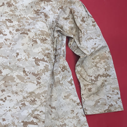 USMC Marine Corps Small Regular COMBAT SHIRT & PANTS Desert Marpat Camo (15s- (ab06-APR45)