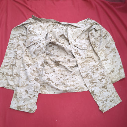 USMC Marine Corps Small Long COMBAT SHIRT & PANTS Desert Marpat Camo (15s- (ab06-APR46)