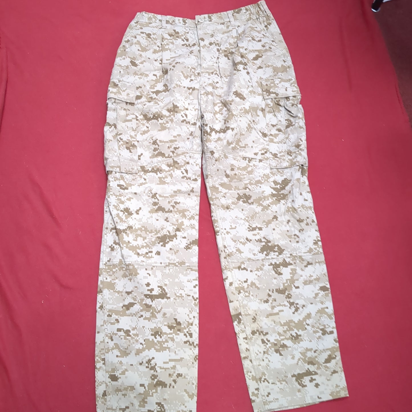 USMC Marine Corps Small Reg Top/Medium Reg Pants COMBAT SHIRT & PANTS Desert Marpat Camo (fb01-APR48)