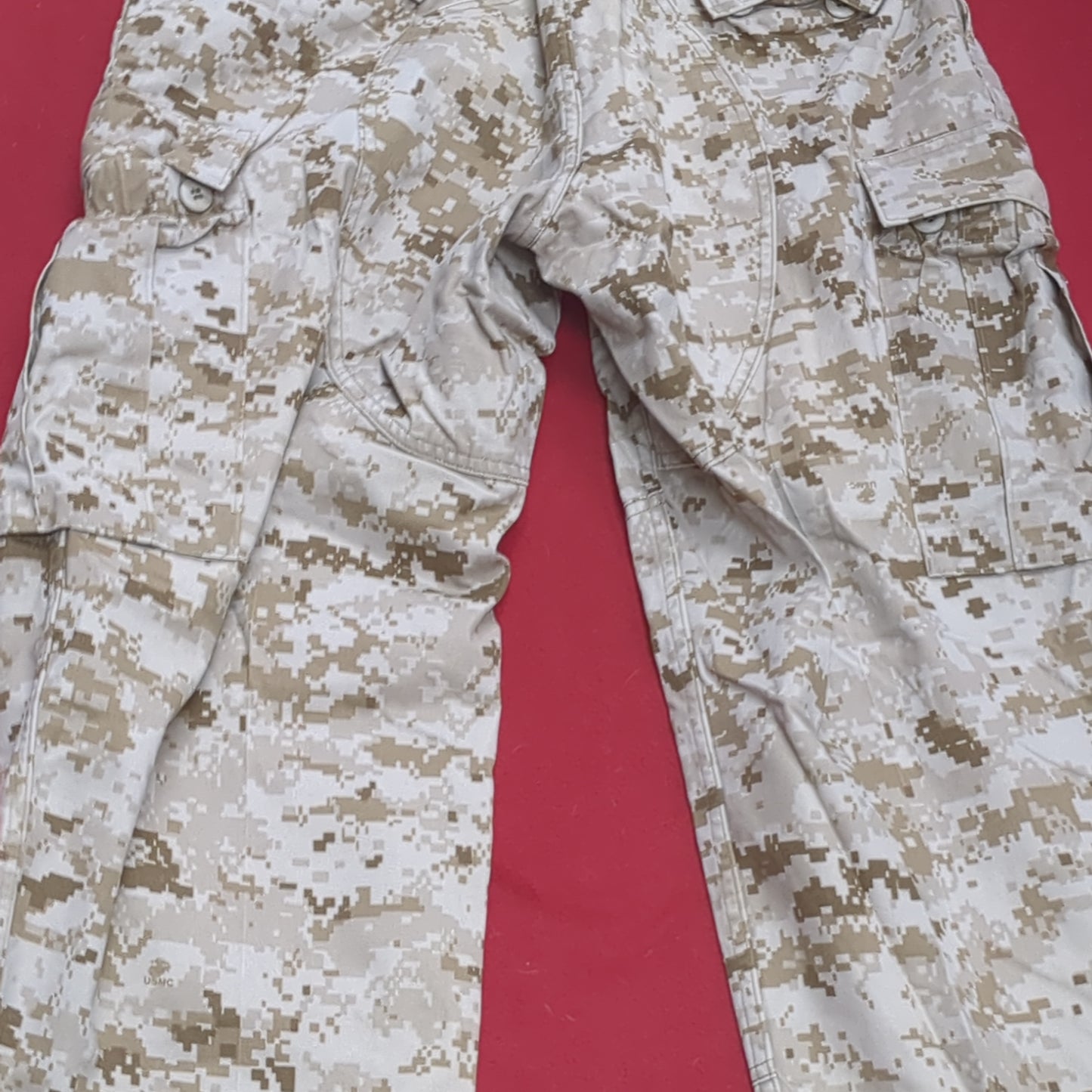 USMC Marine Corps Small Reg Top/Medium Reg Pants COMBAT SHIRT & PANTS Desert Marpat Camo (fb01-APR48)