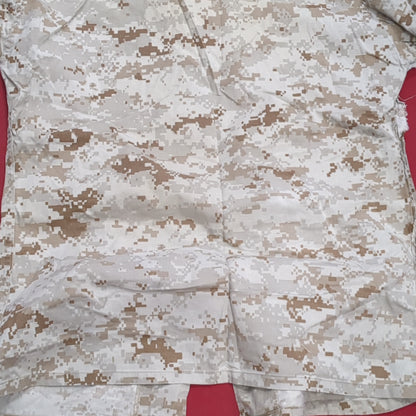 USMC Marine Corps Small Reg Top/Medium Reg Pants COMBAT SHIRT & PANTS Desert Marpat Camo (fb01-APR48)