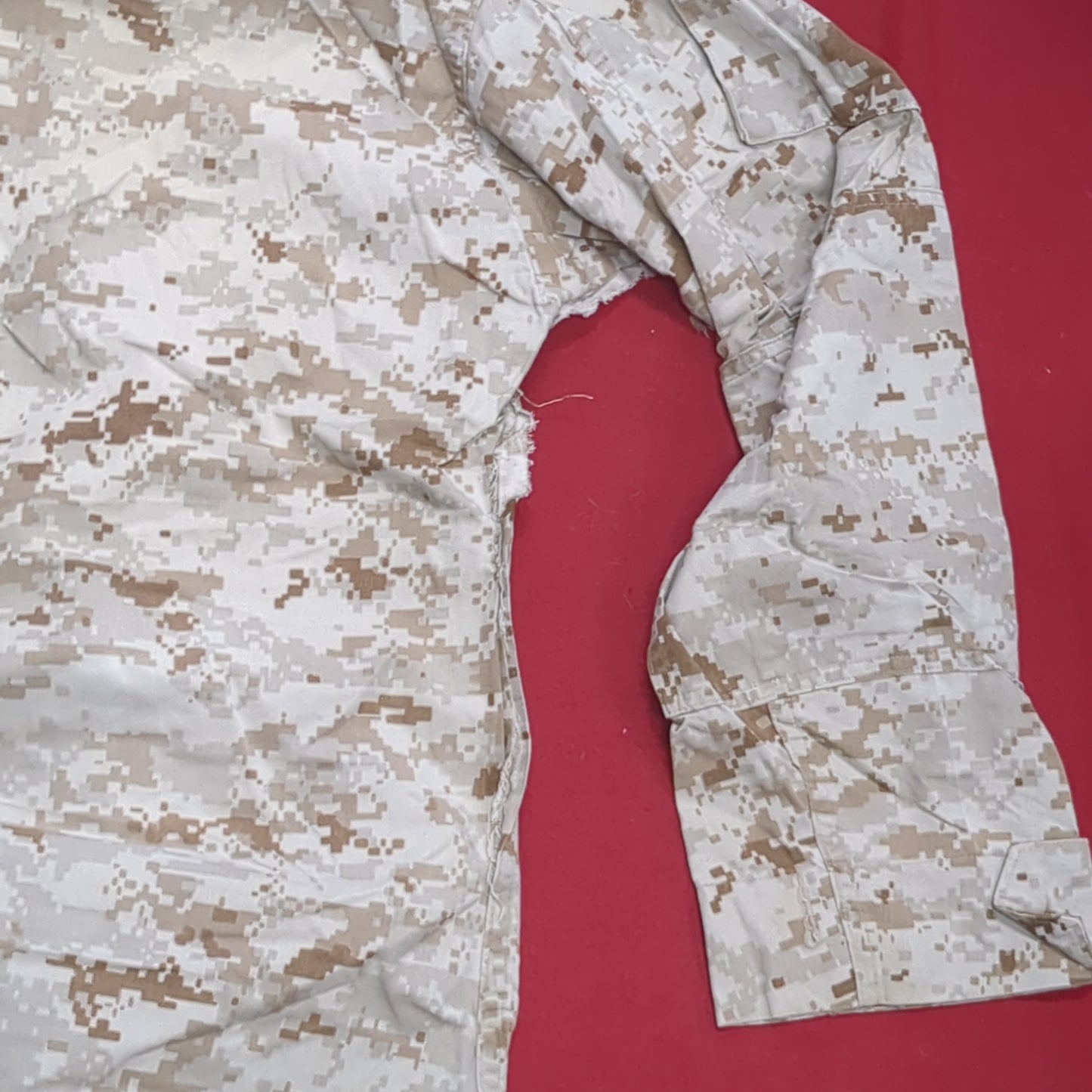 USMC Marine Corps Small Reg Top/Medium Reg Pants COMBAT SHIRT & PANTS Desert Marpat Camo (fb01-APR48)