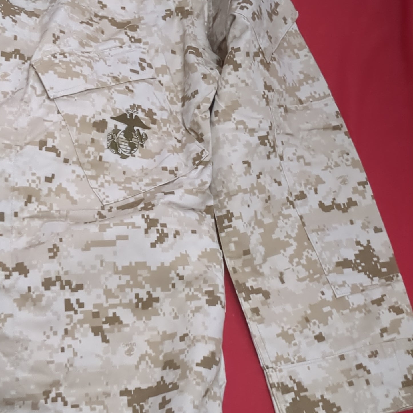 USMC Marine Corps Small Long COMBAT SHIRT & PANTS Desert Marpat Camo (fb01-APR49)