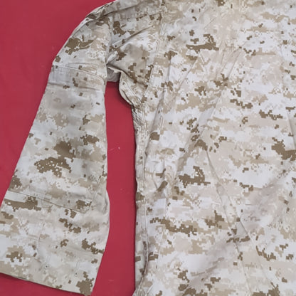 USMC Marine Corps Small Long COMBAT SHIRT & PANTS Desert Marpat Camo (fb01-APR49)