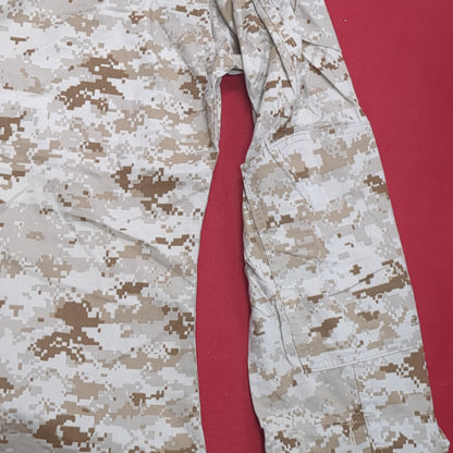 USMC Marine Corps Small Regular COMBAT SHIRT & PANTS Desert Marpat Camo (fb01-APR50)