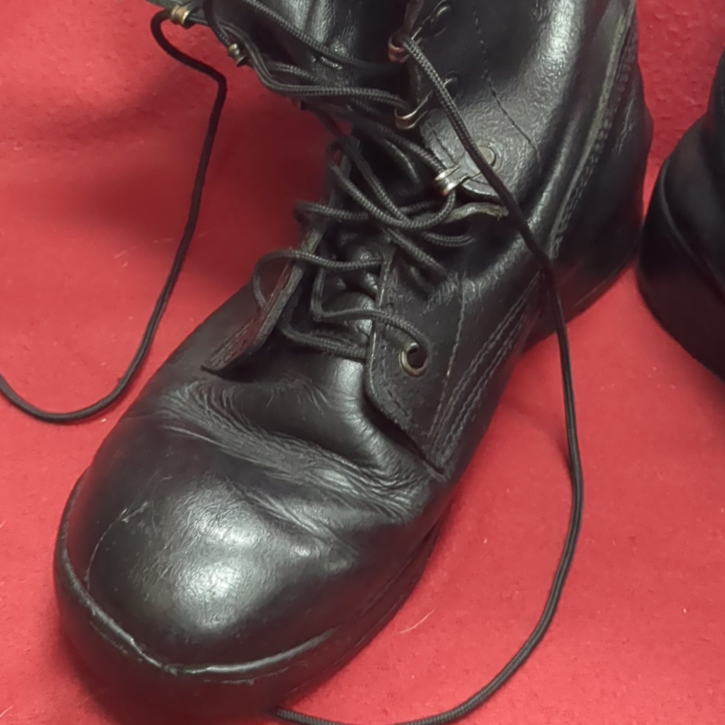 Eagle Pass 9W Regular Black Leather Boots (cb02-APR75)