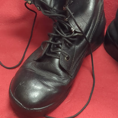 Eagle Pass 9W Regular Black Leather Boots (cb02-APR75)