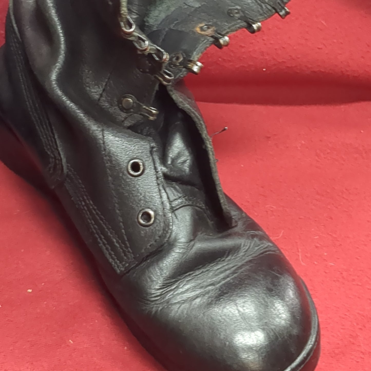 Eagle Pass 9W Regular Black Leather Boots (cb02-APR75)