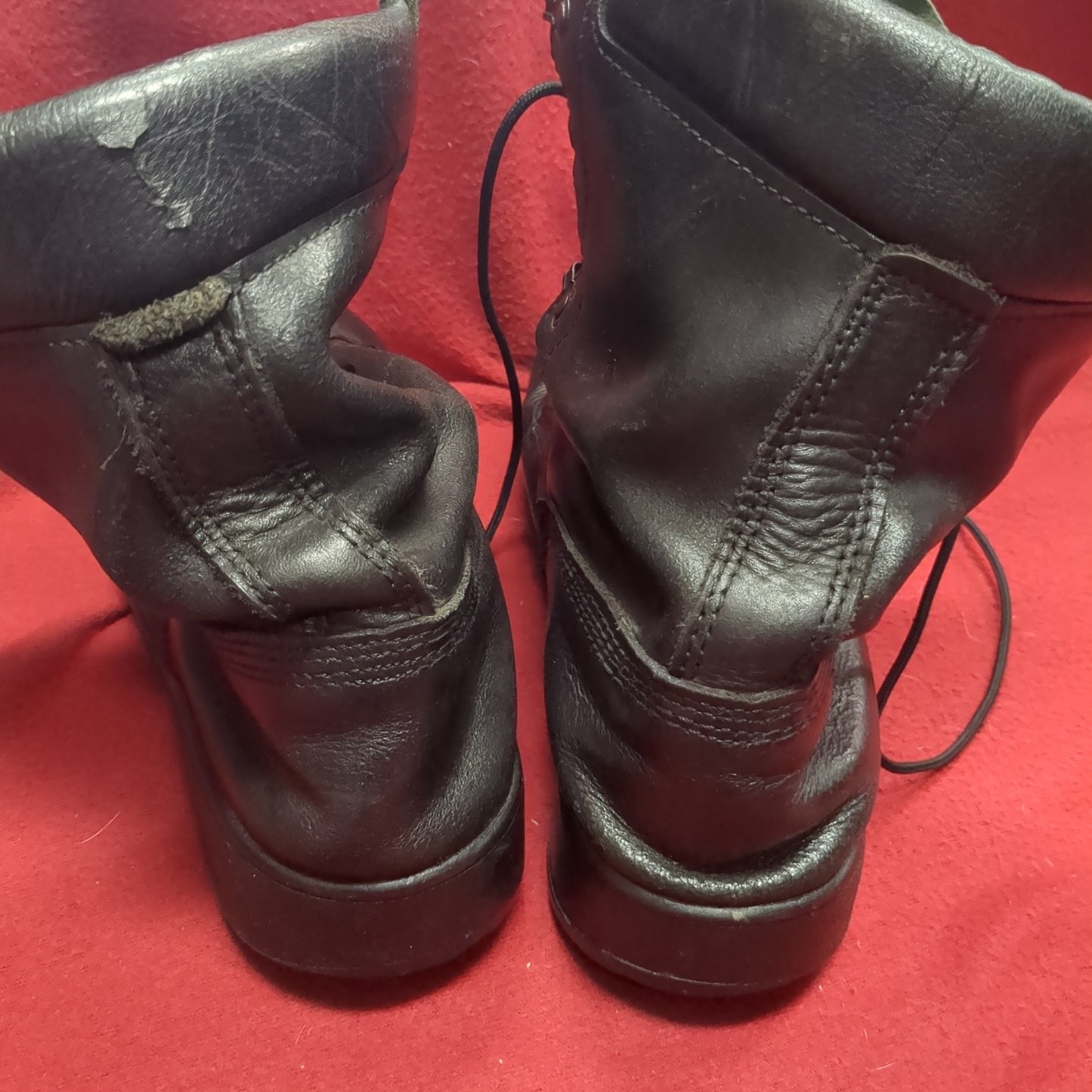 Eagle Pass 9W Regular Black Leather Boots (cb02-APR75)