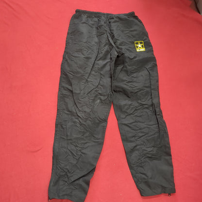 US Army PT Pants Black Gold APFU Uniform Used (fb14-APR85)