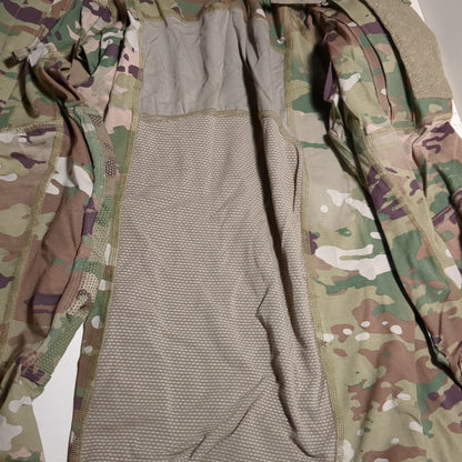 NOS US Army Medium Deployment 1/4 Quarter Zip Combat OCP Multicam FRAC Top Shirt (cso- fa10-g476)