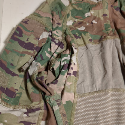 NOS US Army Medium Deployment 1/4 Quarter Zip Combat OCP Multicam FRAC Top Shirt (cso- fa10-g476)