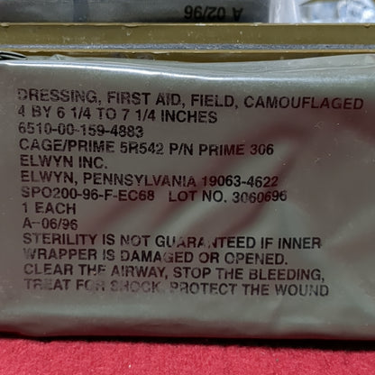 US Army Complete Individual First Aid kit General Purpose (ifak-APR222)