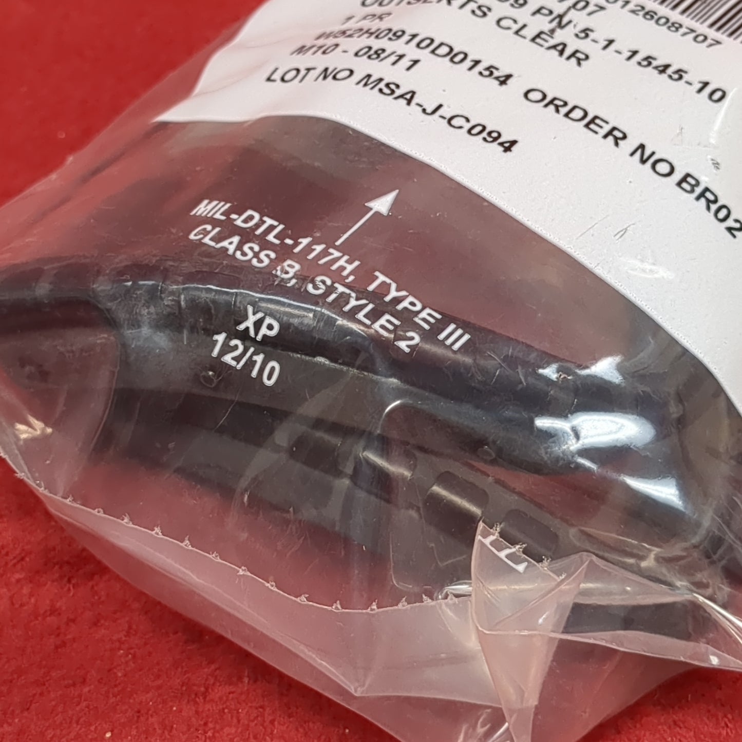 NOS US Army M-10 Outserts Clear Lens (03s cbrn2 ac02-20)