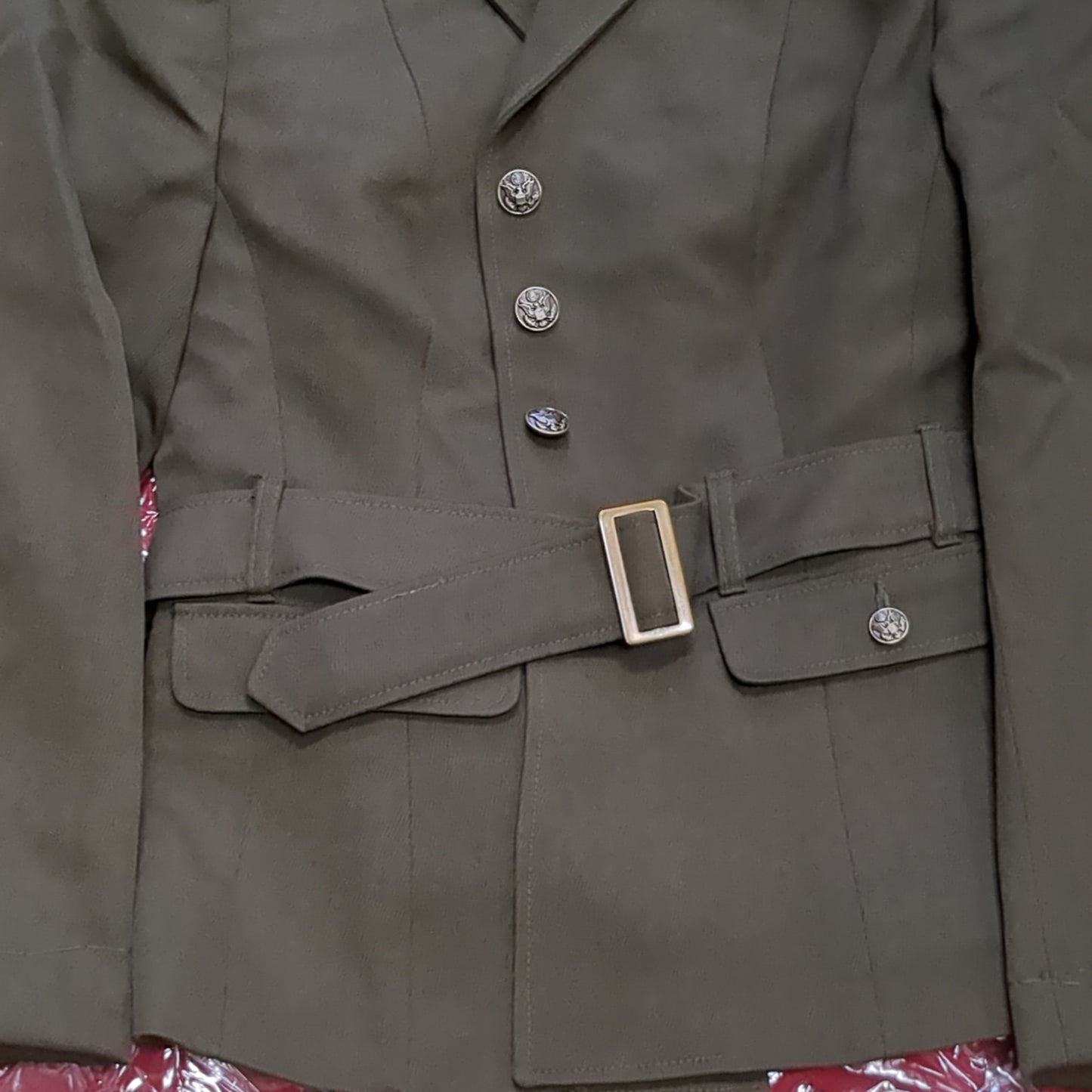 US Army AGSU Flying Cross Female Coat Size 12 WP Excellent Condition (dg- ea01-APR272)