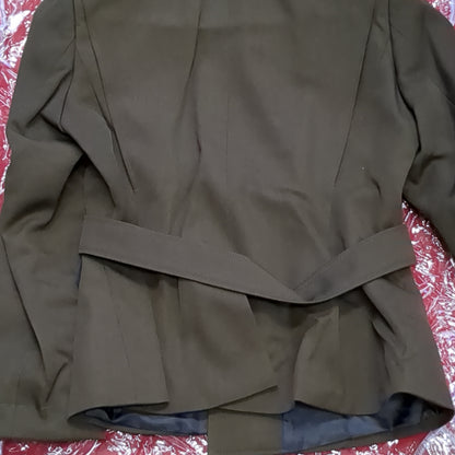 US Army AGSU Flying Cross Female Coat Size 12 WP Excellent Condition (dg- ea01-APR272)