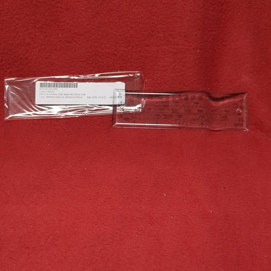 Single Military Rectangular One Arm Protractor (09cc-APR324)