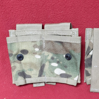 Set of US Army 40mm Double Pouch OCP Molle II Excellent condition (28o-APR337)