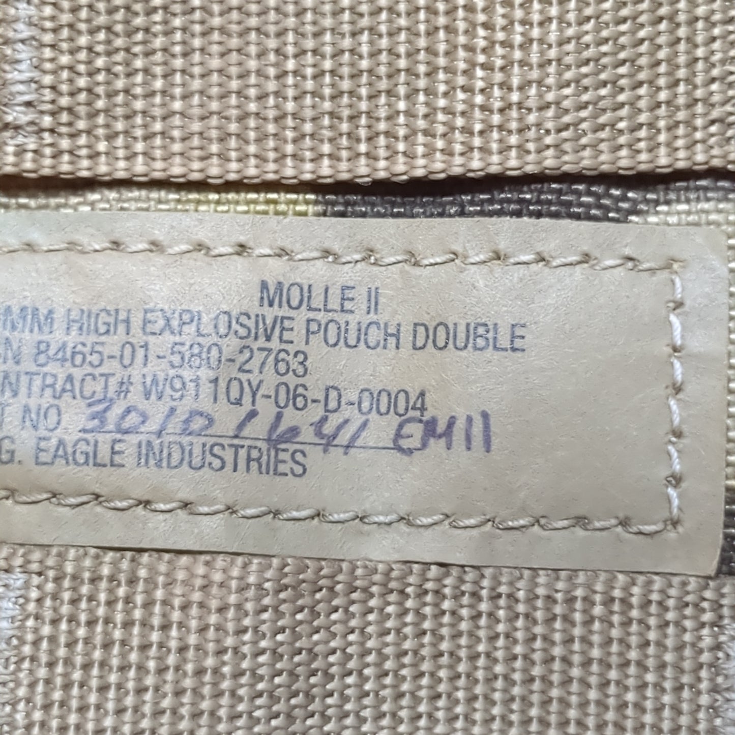 Set of US Army 40mm Double Pouch OCP Molle II Excellent condition (28o-APR337)