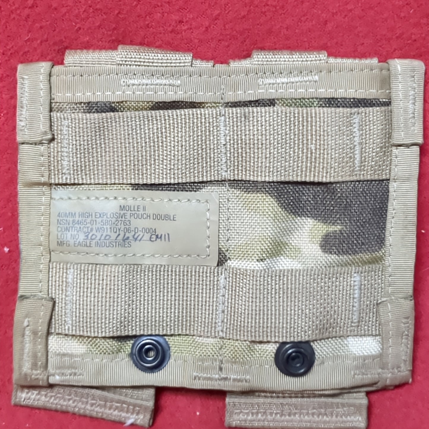 Set of US Army 40mm Double Pouch OCP Molle II Excellent condition (28o-APR337)