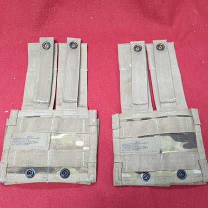 Set of US Army 40mm Double Pouch OCP Molle II Excellent condition (28o-APR337)