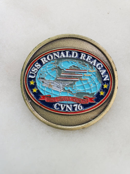 USS Ronald Reagan CVN76 Challenge Coin (Z2)