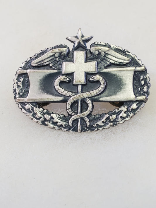 Army Dress Badge; 2nd Medical Combat Award (O1)