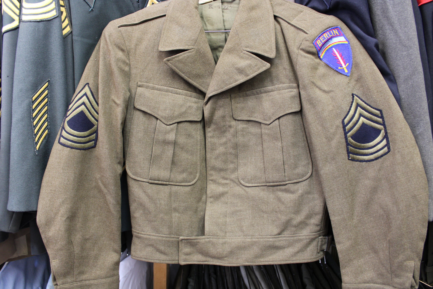 WWII 1946 34S Jacket, Field, Wool OD (1946-34S)