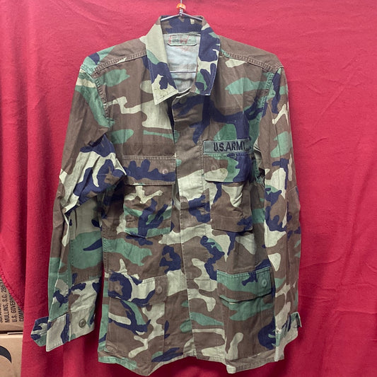 US Army SMALL REGULAR Uniform Top BDU Woodland Pattern (03cc cb7-16)