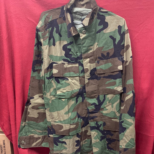 US Army MEDIUM LONG Uniform Top BDU Woodland Pattern (05cc cb8-13)