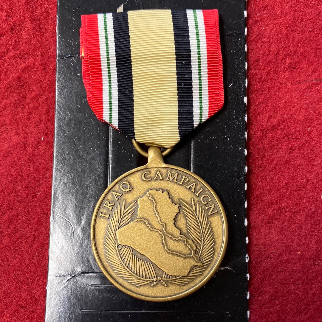 VINTAGE US Army IRAQ CAMPAIGN MEDAL (07cc104)