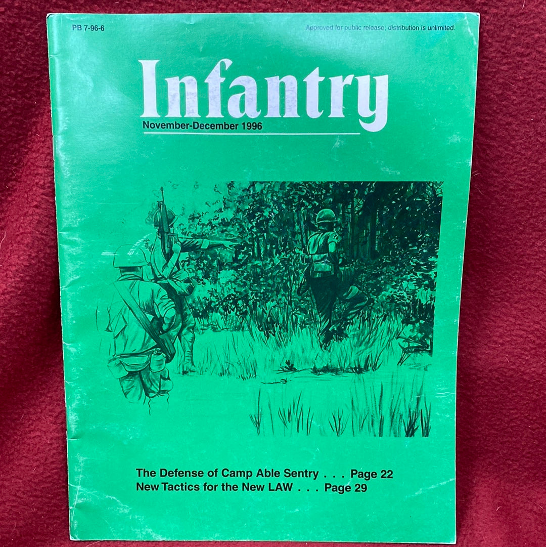 VINTAGE Nov-Dec 1996 "Infantry" magazine (cc1)