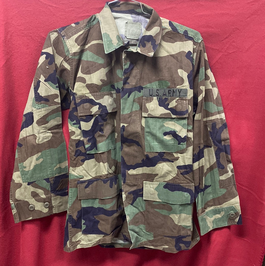 US Army SMALL REGULAR Uniform Top BDU Woodland Pattern (03cc cb7-17)