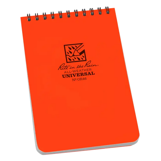 4x6 Orange Top Spiral Pocket Rite in the Rain Notebook 4" x 6" (OR46)