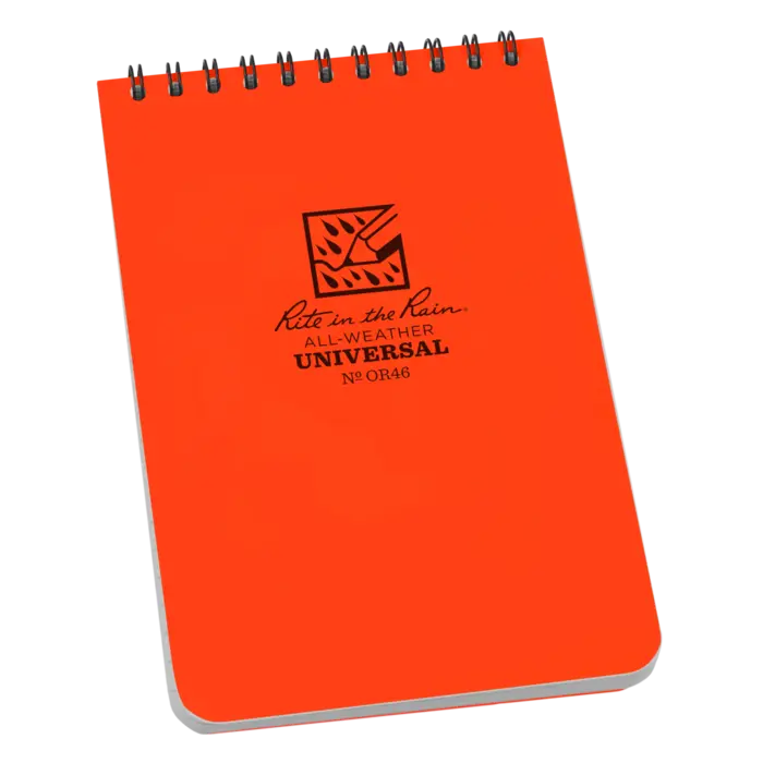 4x6 Orange Top Spiral Pocket Rite in the Rain Notebook 4 x 6 (OR46) –  Gibsons Tactical Tavern